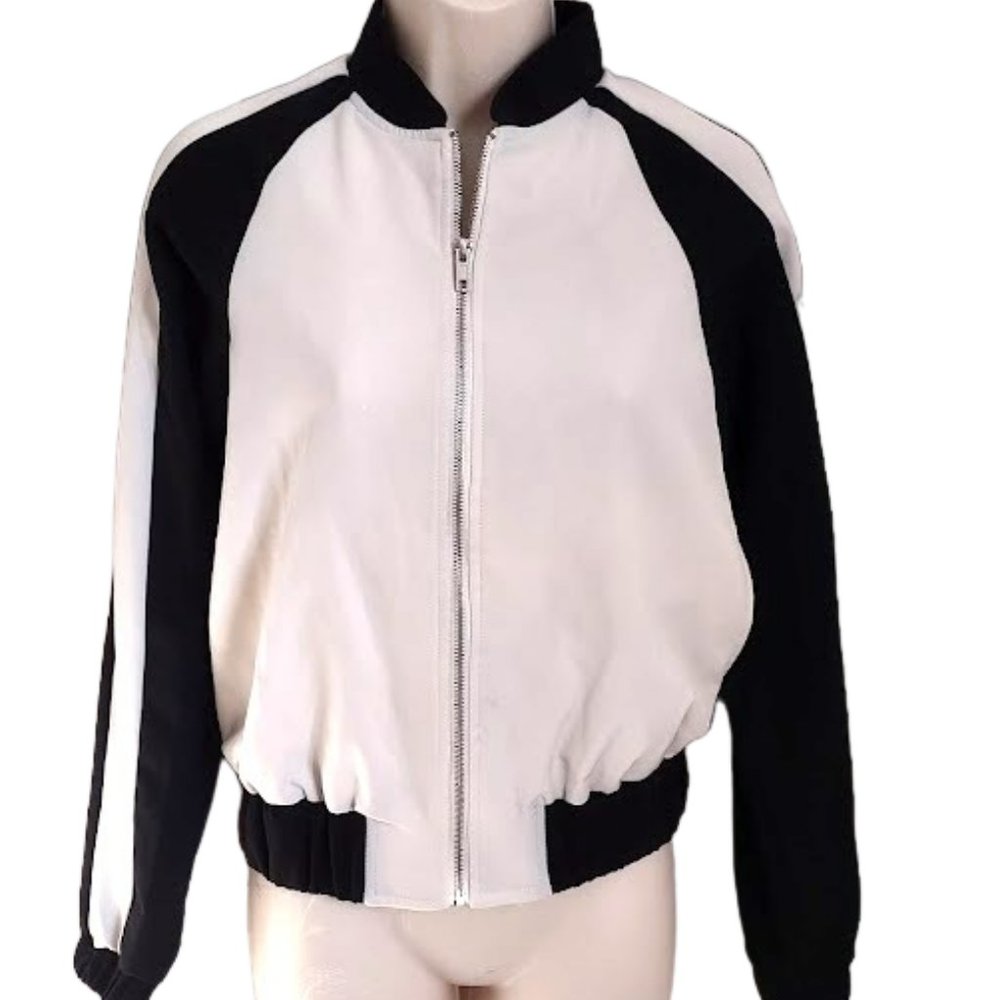 Shift Color Blocked Bomber Jacket
